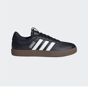 Adidas VL Court 3.0 Sneaker Core Black White Gum Sole Retro Y2K Clean Girl